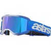 Brýle VISION 5 BLAZE, ALPINESTARS (modrá, zrcadlové modré plexi) 2025 Brýle VISION 5 BLAZE, ALPINESTARS (modrá, zrcadlové modré plexi) 2025