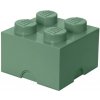 LEGO Licence LEGO úložný box 250x250x180mm – army zelená LEGO Licence LEGO úložný box 250x250x180mm – army zelená