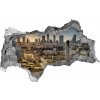 Fototapeta diera na stenu 3D Varšava poľsko 95x73 cm Fototapeta diera na stenu 3D Varšava poľsko 95x73 cm