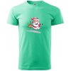 Santa so zahryznutým psom - Klasické pánske tričko vyššej gramáže - 2XL ( Mätová ) Santa so zahryznutým psom - Klasické pánske tričko vyššej gramáže - 2XL ( Mätová )