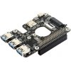 Waveshare PCIe to M.2 4G/5G And USB 3.2 HAT for Raspberry Pi 5, Compatible with SIMCom/Quectel 4G/5G modules Waveshare PCIe to M.2 4G/5G And USB 3.2 HAT for Raspberry Pi 5, Compatible with SIMCom/Quectel 4G/5G modules