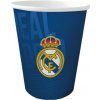 Real Madrid FC Papierové poháre Real Madrid, 250 ml, tmavomodré, 8 ks Real Madrid FC Papierové poháre Real Madrid, 250 ml, tmavomodré, 8 ks