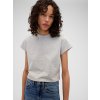 GAP Crop tričko s logom Gap × Victoria Beckham Sivá