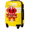 Detský kabínový kufor Wings robot žltý - S Detský kabínový kufor Wings robot žltý - S