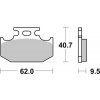 SBS Brzdové doštičky 648RSI (MOR 148) SBS Brzdové doštičky 648RSI (MOR 148)
