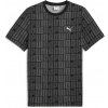 Puma Essentials logo lab AOP čierne tmavo sivé biele