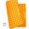 Collory Silikónová forma na pamlsky Mini Srdiečka - oranžová Collory Silikónová forma na pamlsky Mini Srdiečka - oranžová