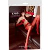 Cottelli Legwear pančuchy s podväzkovým pásom červené S/M Cottelli Legwear pančuchy s podväzkovým pásom červené S/M