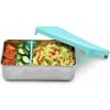 Melii Silikonový bento box na svačinu 700 ml Modrý mátový Melii Silikonový bento box na svačinu 700 ml Modrý mátový