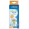 Dr.BROWN´S DOJČENSKÁ FĽAŠA OPTIONS+ 150 ml Wide-neck, 0M+, anti-colic, plastová, biela (so silikónovým cumľom level-1) 1x1 ks Dr.BROWN´S DOJČENSKÁ FĽAŠA OPTIONS+ 150 ml Wide-neck, 0M+, anti-colic, plastová, biela (so silikónovým cumľom level-1) 1x1 ks