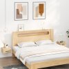 Nástenné nočné stolíky 2 ks dub sonoma 35x35x20 cm-ForU-812859 Nástenné nočné stolíky 2 ks dub sonoma 35x35x20 cm-ForU-812859