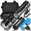 LED TAKTICKÁ BATERKA XHP90 ZOOM CREE VÝKONNÁ VOJENSKÁ NABÍJATEĽNÁ S USB LED TAKTICKÁ BATERKA XHP90 ZOOM CREE VÝKONNÁ VOJENSKÁ NABÍJATEĽNÁ S USB