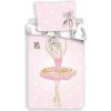 Ružové bavlnené detské obliečky na jednolôžko 140x200 cm Ballerina – Jerry Fabrics Ružové bavlnené detské obliečky na jednolôžko 140x200 cm Ballerina – Jerry Fabrics