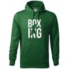 Nápis Boxing - Mikina pánska Cape s kapucňou - L ( Fľaškovozelená ) Nápis Boxing - Mikina pánska Cape s kapucňou - L ( Fľaškovozelená )