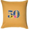 Kvetinové číslo kreslené - 50 - Vankúš 50x50 - 50x50 - Iba poťah ( Zlatožltá ) Kvetinové číslo kreslené - 50 - Vankúš 50x50 - 50x50 - Iba poťah ( Zlatožltá )