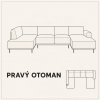 KT Dostupný Nábytok Sedačka PLAZA Účko 180 x 380 x 210cm Orientácia rohu: Pravý otoman, Úložný priestor: 2× úložný priestor, Rozklad: + rozklad KT Dostupný Nábytok Sedačka PLAZA Účko 180 x 380 x 210cm Orientácia rohu: Pravý otoman, Úložný priestor: 2× úložný priestor, Rozklad: + rozklad