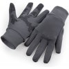 Beechfield B310 softshellové športové rukavice graphite grey