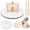 Etážový podnos Brand4Cake Stojan na tortu 2-poschodový 30/20 cm, výška 30 cm Etážový podnos Brand4Cake Stojan na tortu 2-poschodový 30/20 cm, výška 30 cm