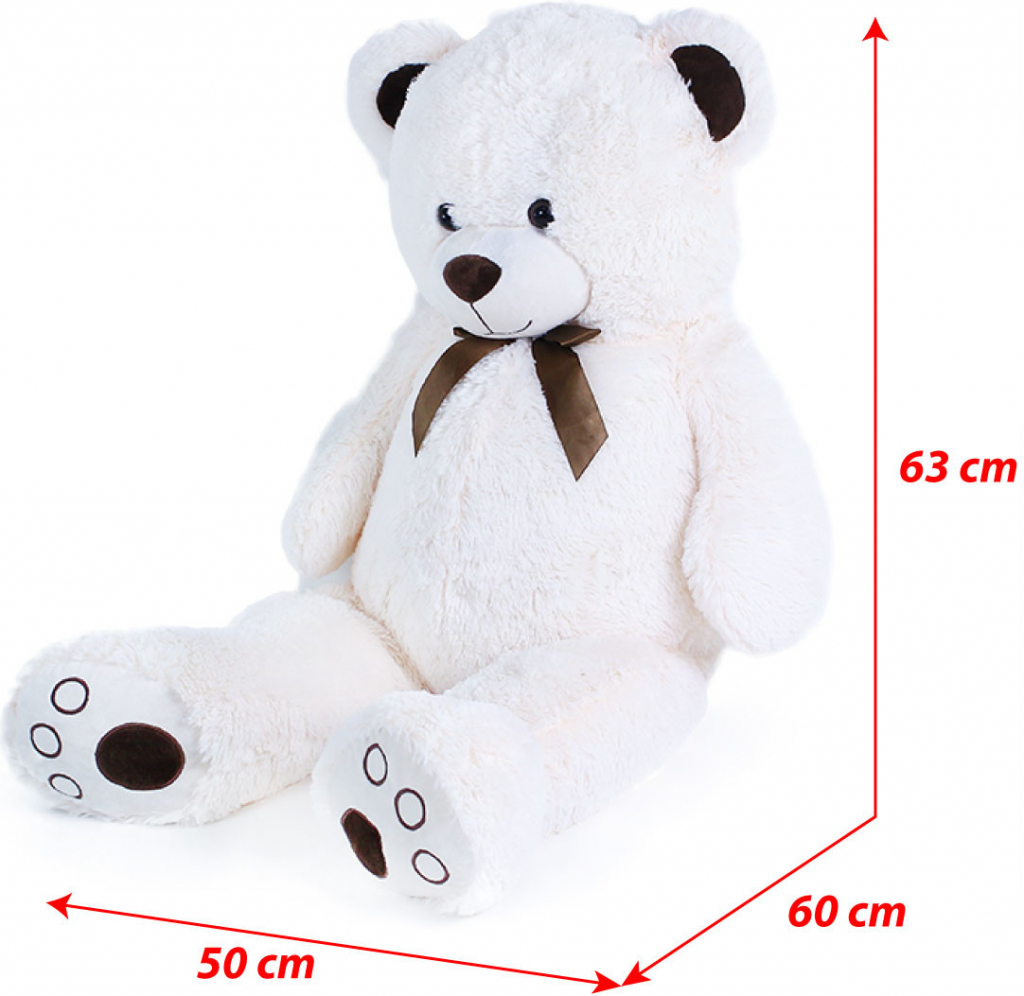 Rappa Velký medvěd Tonda krémově bílý s visačkou 100 cm