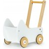 EcoToys Drevený vozík biely ESC-W-0173 EcoToys Drevený vozík biely ESC-W-0173