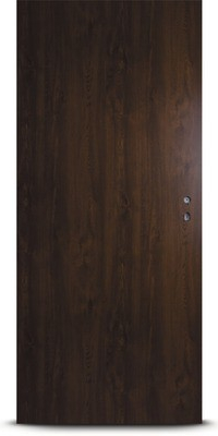 Hörmann Plechové dvere ZK, 80 L, orech.
