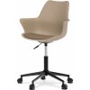 Autronic KA-J772 CAP Stolička kancelárska, cappucino plastová škrupina, kovový kríž Autronic KA-J772 CAP Stolička kancelárska, cappucino plastová škrupina, kovový kríž