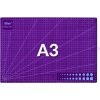 Pracovná podložka na rezanie obojstranná A3 fialová 45x30cm Pracovná podložka na rezanie obojstranná A3 fialová 45x30cm