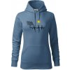 Ekg Fotovoltaická elektráreň - Mikina dámská Cape s kapucí - M ( Denim ) Ekg Fotovoltaická elektráreň - Mikina dámská Cape s kapucí - M ( Denim )