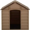 vidaXL Psia búda hnedá 71 x 71,5 x 68 cm vidaXL Psia búda hnedá 71 x 71,5 x 68 cm