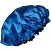 Saténová čiapka na spanie MODRO-ČIERNA S Saténová čiapka na spanie MODRO-ČIERNA S