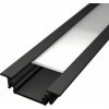 LEDprodukt LED lišta ZAPUSTENÁ - čierna Dĺžka: 1m, Typ krytky: Matná krytka zasúvacia (difúzor) LEDprodukt LED lišta ZAPUSTENÁ - čierna Dĺžka: 1m, Typ krytky: Matná krytka zasúvacia (difúzor)