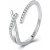 Mabell Dámsky strieborný prsteň LAURIDZ Ag 925, 1.3 g SK221SR0131-SILVERC45 Mabell Dámsky strieborný prsteň LAURIDZ Ag 925, 1.3 g SK221SR0131-SILVERC45