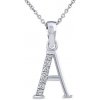 Silvego Strieborný náhrdelník s príveskom písmena A s Brilliance Zirconia ZT191003NA Silvego Strieborný náhrdelník s príveskom písmena A s Brilliance Zirconia ZT191003NA