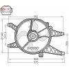 Ventilátor chladenia motora DENSO DER23006 Ventilátor chladenia motora DENSO DER23006