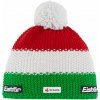 Čiapka Eisbär, STAR POMPON biela,červená,zelená, UNI Čiapka Eisbär, STAR POMPON biela,červená,zelená, UNI