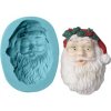 Cakesicq Silikonová formička Santa Claus 8x6cm