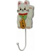 Háčik s mačkou pre šťastie Maneki Neko Háčik s mačkou pre šťastie Maneki Neko