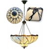 Vitráž luster Tiffany GENTLE reversed Ø50 3*E27 Vitráž luster Tiffany GENTLE reversed Ø50 3*E27