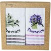 Polášek Vyšívaná vaflová utierka s motívom - 2 ks - Provence č. 4 Polášek Vyšívaná vaflová utierka s motívom - 2 ks - Provence č. 4