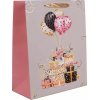 Darčeková taška s darčekmi a balónmi - 18 x 23 cm Darčeková taška s darčekmi a balónmi - 18 x 23 cm
