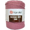Špagát Macrame Rope 5 MM Staroružová 792 Špagát Macrame Rope 5 MM Staroružová 792