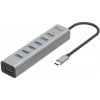 i-tec USB-C Charging Metal HUB 7 Port C31HUBMETAL703 i-tec USB-C Charging Metal HUB 7 Port C31HUBMETAL703