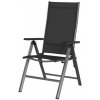 CountrySide Záhradné hliníkové skladacie polohovacie kreslo Houston 470902 antracit CountrySide Záhradné hliníkové skladacie polohovacie kreslo Houston 470902 antracit