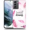 Picasee silikónový čierny obal pre Samsung Galaxy S21 5G G991B - Sladké sny Picasee silikónový čierny obal pre Samsung Galaxy S21 5G G991B - Sladké sny