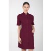 Dámske zdravotnícke šaty so stojačikom M-141TK, višňová (Zdravotnícke oblečenie) Dámske zdravotnícke šaty so stojačikom M-141TK, višňová (Zdravotnícke oblečenie)