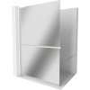 MEXEN/S - Kioto+ L Sprchová zástena WALK-IN s poličkou a držiakom uterákov 110 x 200, zrkadlová, biela 800-110-123-20-50 MEXEN/S - Kioto+ L Sprchová zástena WALK-IN s poličkou a držiakom uterákov 110 x 200, zrkadlová, biela 800-110-123-20-50