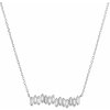 Again Jewelry Krásny strieborný náhrdelník s čírymi zirkónmi AJNA0012