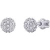 Silvego Náušnice z bieleho zlata kôstky Brune s Brilliance Zirconia PRGPZE0323EGW Silvego Náušnice z bieleho zlata kôstky Brune s Brilliance Zirconia PRGPZE0323EGW