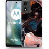 Picasee silikónový čierny obal pre Motorola Moto E14 - Cream Picasee silikónový čierny obal pre Motorola Moto E14 - Cream