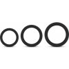 EasyToys Sada krúžkov na penis EXPLORE RING 3 ks čierna